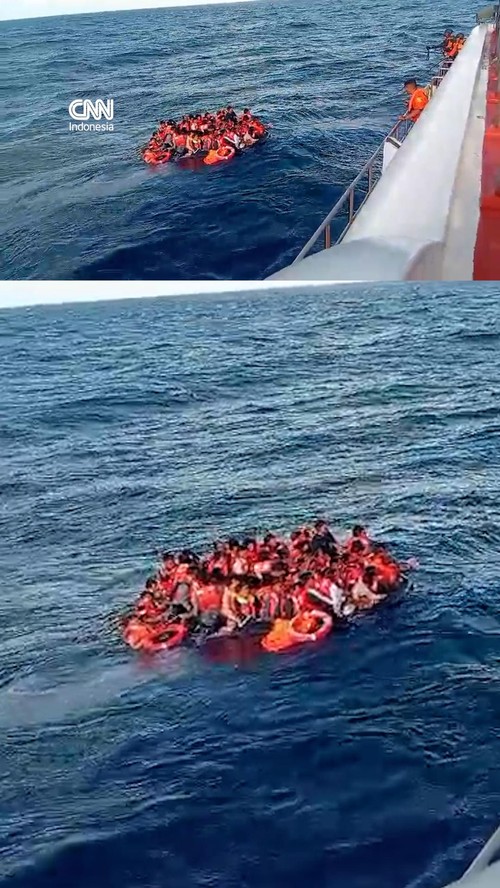 Detik-detik Basarnas Evakuasi Korban Kebakaran KMP Putri Yasmin