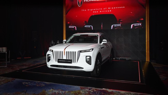 Kehadiran pertama di pasar domestik, Hongqi langsung memboyong SUV listrik E-HS9.