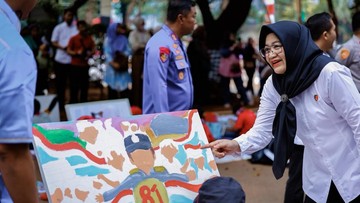 Polda Metro Jaya Celebrates Indonesian Independence with Art and MSME Festival