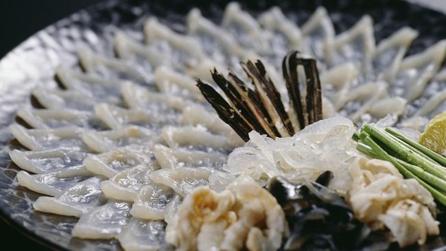Fugu sashimi