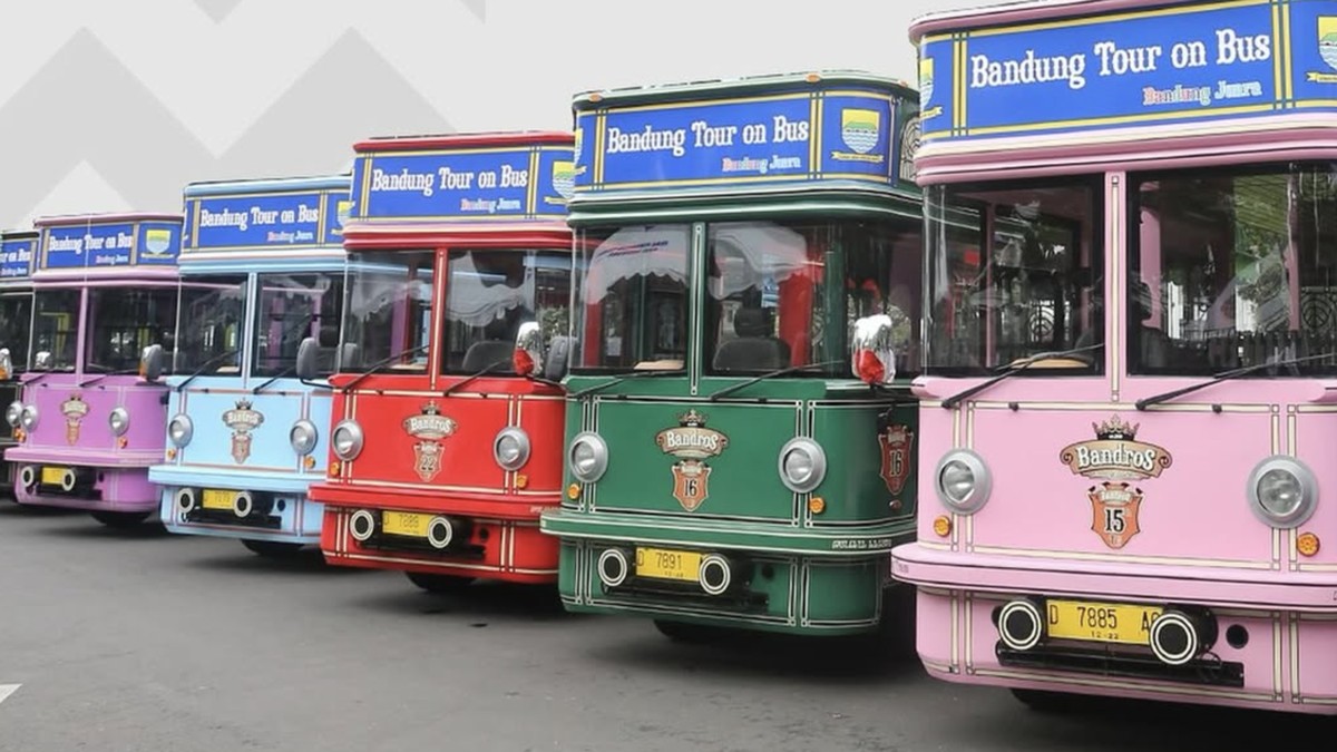 BI Bikin Promo HUT RI, Keliling Bandung Naik Bandros Cuma Rp81