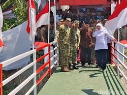 Nganjuk Jadi Wakil Jatim dalam Peresmian Jembatan Perintis Garuda