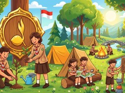 Kode Kehormatan Pramuka: Isi Tri Satya dan Maknanya