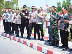 Jembatan Merah Putih Gresik Diresmikan, Kapolres: Buka Akses dan Ekonomi