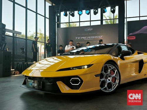 Lamborghini Temerario meluncur di Indonesia, Kamis (13/8/2026).