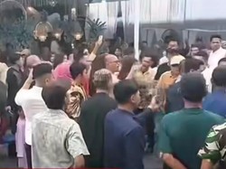 Viral Pria Diduga Nikah Lagi Dilabrak Istri Sah saat Resepsi di Langkat