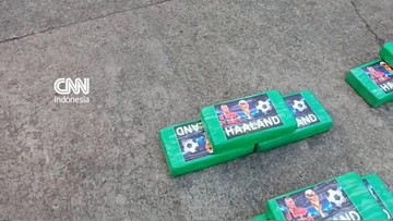 370 Kg Kokain Bergambar Erling Haaland Disita di Ekuador