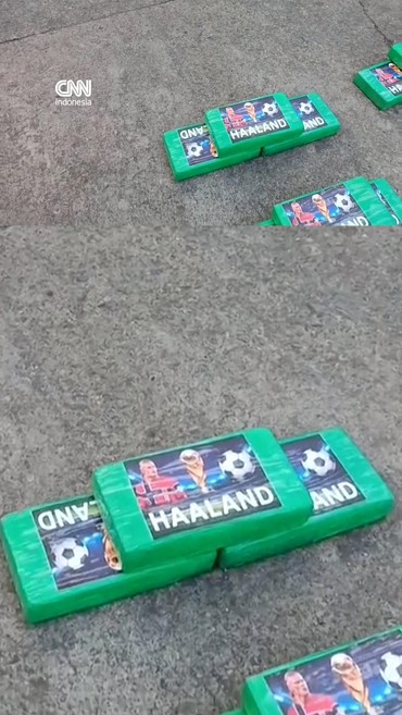370 Kg Kokain Bergambar Haaland Disita di Ekuador