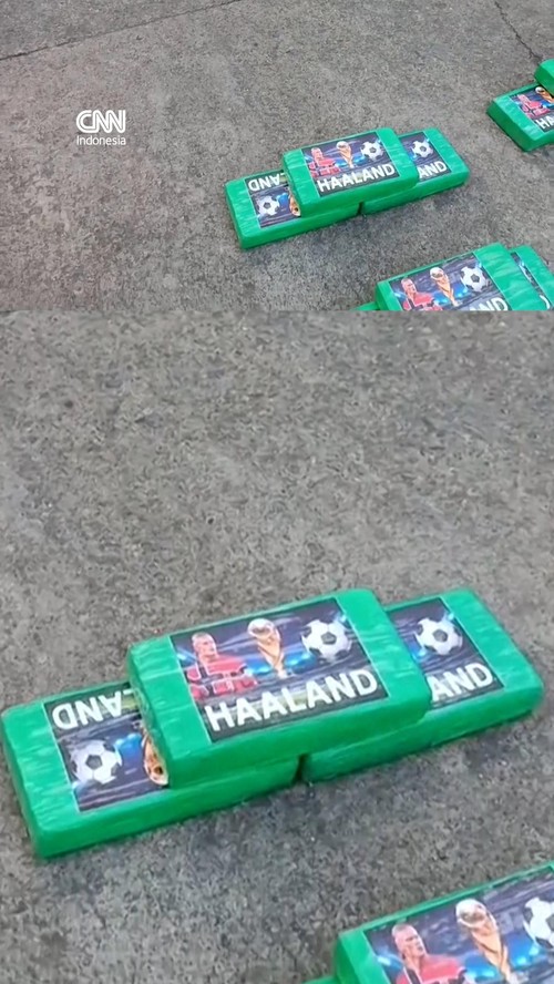 370 Kg Kokain Bergambar Haaland Disita di Ekuador