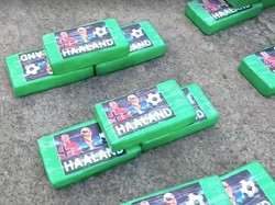 Video: 370 Kg Kokain di Ekuador Dikemas dengan Wajah Haaland