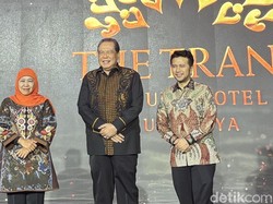 Chairul Tanjung dan Khofifah Resmikan The Trans Luxury Hotel Surabaya