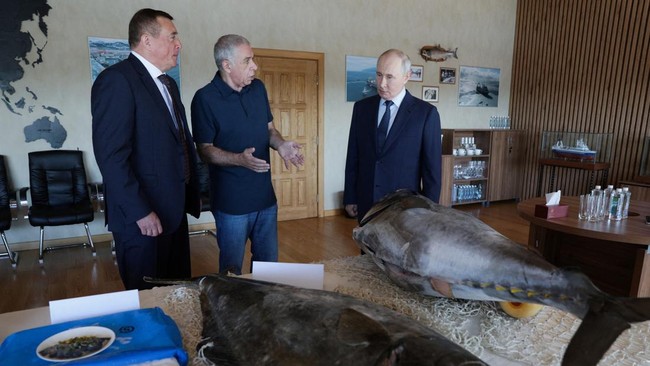 Putin Kunjungi Pulau Kuril