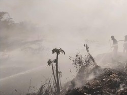 Kebakaran TPSA Ciniru Kuningan Meluas hingga 5 Hektare