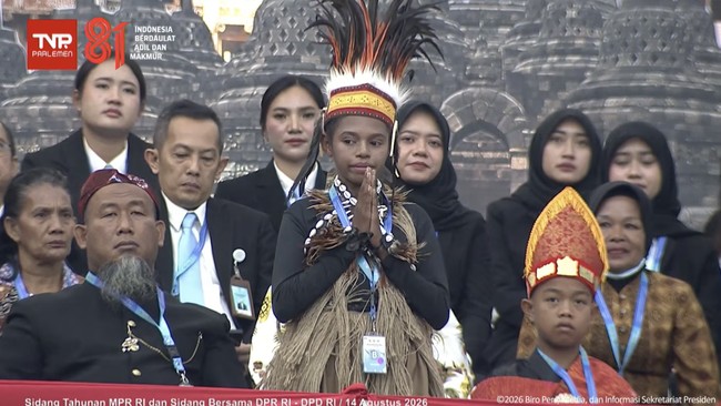 Prabowo Bawa Kristina dari Papua ke MPR/DPR, Ungkap Efek Dahsyat MBG