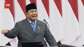 Presiden Prabowo Subianto menyampaikan pidato kenegaraan dalam rangka Penyampaian Pengantar/Keterangan Pemerintah atas RUU tentang APBN Tahun Anggaran 2027 beserta Nota Keuangannya saat Sidang Paripurna Pembukaan Masa Persidangan I DPR Tahun Sidang 2