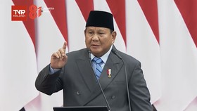 Presiden Prabowo Subianto menyampaikan pidato kenegaraan dalam rangka Penyampaian Pengantar/Keterangan Pemerintah atas RUU tentang APBN Tahun Anggaran 2027 beserta Nota Keuangannya saat Sidang Paripurna Pembukaan Masa Persidangan I DPR Tahun Sidang 2