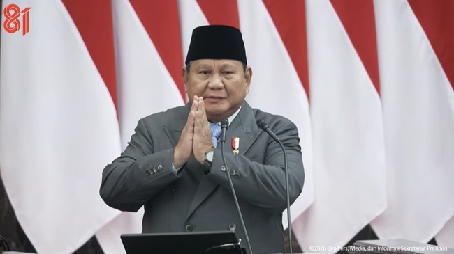 Prabowo: Kalender Saya Tidak Ada Tanggal Merah