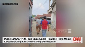 Polisi Tangkap Penerima Uang Salah Transfer Rp2,4 Miliar