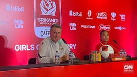 Timo Scheunemann Timnas Putri Indonesia U-16. CNNIndonesia/M Ikhwanuddin