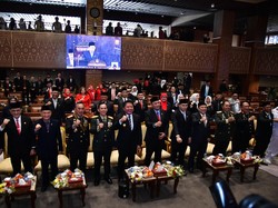 DPRD Sumsel Dengarkan Pidato Presiden, Tekankan Penguatan Sinergi Pusat-Daerah