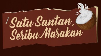 Menu masakan khas Nusantara begitu akrab dengan santan. Namun ternyata tak hanya masakan tapi juga olahan nasi dan kudapan.