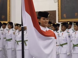 Ini Julita, Siswi SMAN 1 Tabang Kaltim Pimpin Upacara Pengukuhan Paskibraka 2026