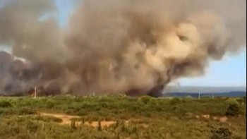 Kebakaran Hutan Landa Kroasia, Langit Dipenuhi Asap Tebal