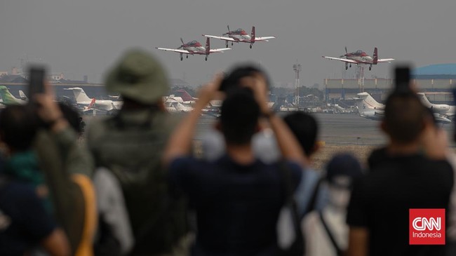 Open Base Halim, Momen Langka Latihan Atraksi Udara Menuju Monas
