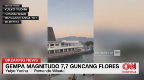 gempa NTT, gempa Nagekeo, gempa M 7,7, Labuan Bajo, kondisi Labuan Bajo, BMKG, tsunami NTT, berita gempa terkini