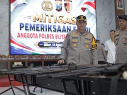 Senjata Api Personel Polres Blitar Diperiksa, Ini Tujuannya