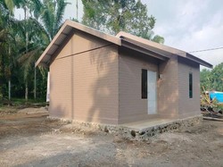 Huntap di Agam Pakai Teknologi Rumah Anti Gempa hingga Sepablock