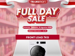 Mesin Cuci Front Load 7kg Diskon Gede di Transmart Full Day Sale