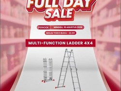 Tangga Multifungsi Bisa Diskon Rp 800.000 di Transmart Full Day Sale