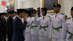 Upacara Pengukuhan Paskibraka Tingkat Pusat 2026, Istana Negara, 15 Agustus 2026.