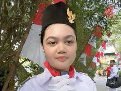 Bikin Bangga! Amora Lemos Jadi Pembaca Teks Proklamasi di Sekolah