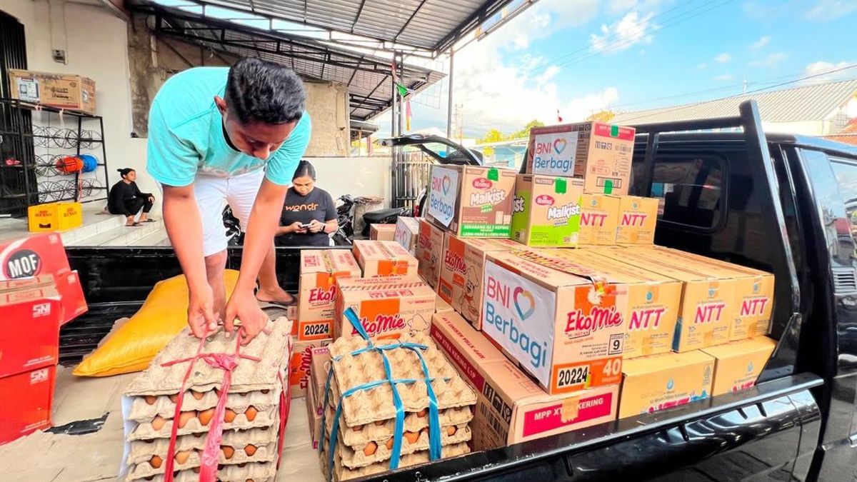BNI Salurkan Bantuan ke NTT, Pastikan Layanan Perbankan Tetap Jalan