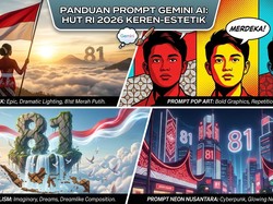 35 Prompt Gemini AI Gambar HUT RI 2026 yang Keren-Estetik, Coba Yuk!