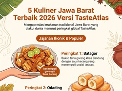 Infografis: 5 Makanan Terbaik di Jawa Barat