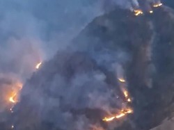 10 Are Hutan Pinus Gunung Nona di Enrekang Terbakar Diduga Dipicu Sisa Memasak