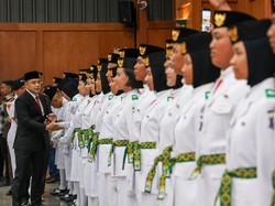 98 Paskibraka Surabaya HUT ke-81 RI Resmi Dikukuhkan