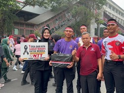 Semarak HUT Ke-81 RI, Brimob Polda Sumsel Sapa Warga dan Peduli NTT