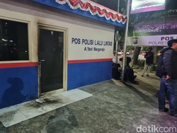 Kata Polda Jatim Soal 2 Pos Polisi di Surabaya Dilempar Molotov