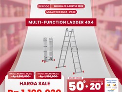 Tangga Multifungsi Banting Harga di Transmart Full Day Sale