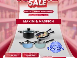 Transmart Full Day Sale! Alat Masak Jadi Murah Meriah