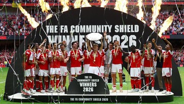 Berita Panas dari Dunia Sport CNN : FOTO: Arsenal Juara Community Shield
