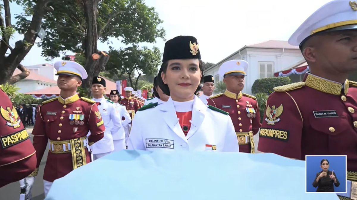 Jadi Pembawa Baki Upacara 17 Agustus 2026, Celina Olivia Akui Bangga