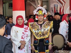 Pesan Mendalam Gubernur Khofifah di Peringatan HUT ke-81 RI