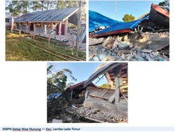 253 Sekolah Rusak Imbas Gempa Flores M 7,7