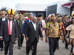 Menteri HAM Peringati HUT Ke-81 Kemerdekaan RI di Nabire Papua Tengah