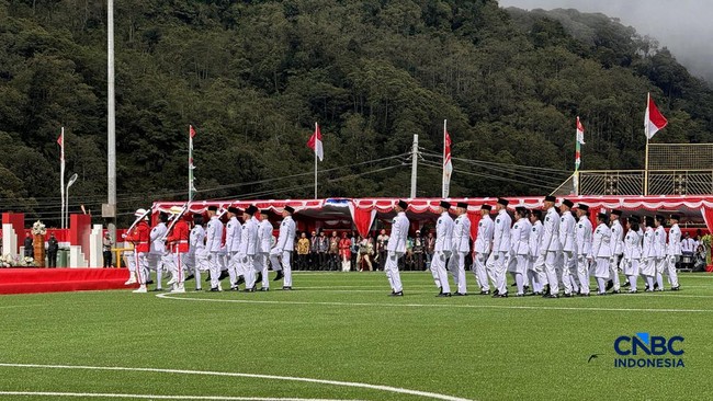 Potret Perayaan HUT Ke-81 RI dari Tambang Freeport di Papua